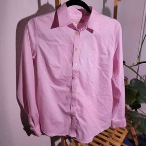 Baby pink banana republic button up Size 10